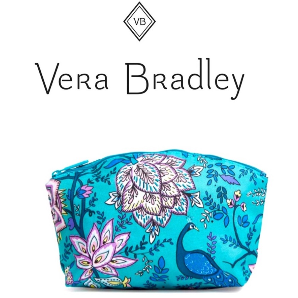 VERA BRADLEY Factory Style Lighten Up Grand Travel Cosmetic bag